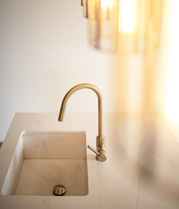 Plan de travail cuisine en marbre