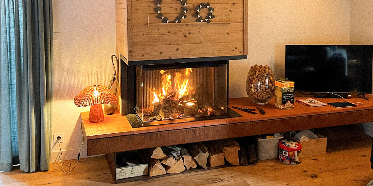 Habillage de cheminée sur-mesure