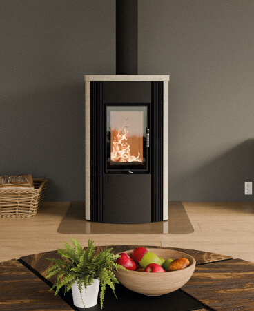 Poêle bois sur-mesure